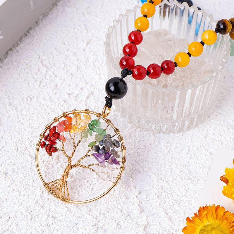 Natural Tree of Life Pendant Necklace