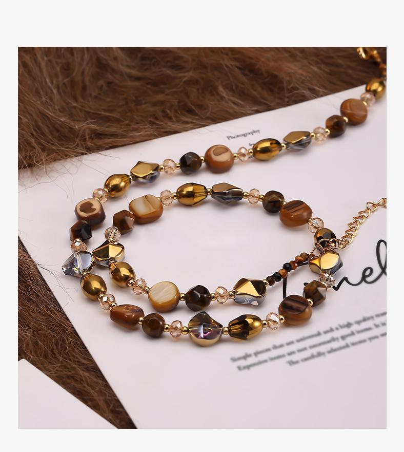 Maillard Tiger Eye Necklace