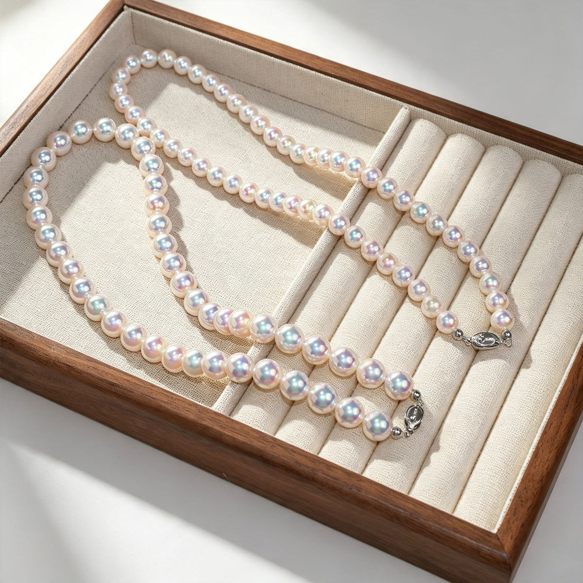 aurora shell pearl choker