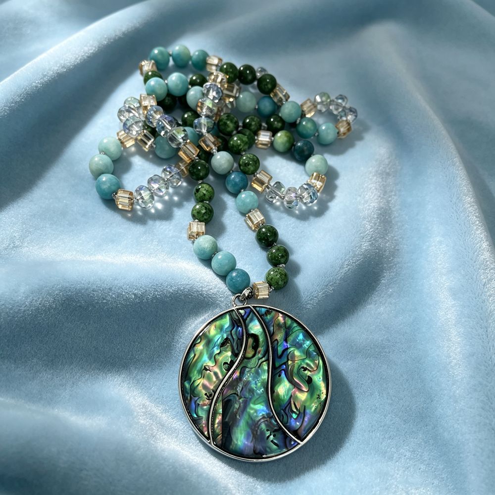  Natural Abalone Shell Pendant